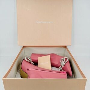 Mach & Mach Pink Booties Size 35